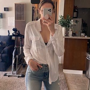 White button up top